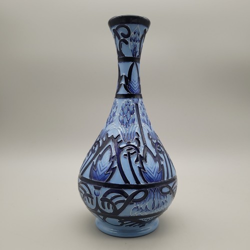 Moorcroft the colour blue vase - moorcroft,