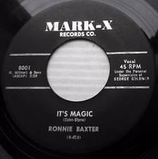 RONNIE BAXTER teen pop vocal