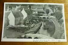 G405 The River WINDRUSH & Mill Model Village BOURTON on The Water Postcard