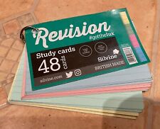 Silvine Luxpad Assorted Colour Study Cards 5 x 3" Lined 39 Revision Index Cards