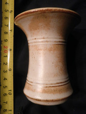 ST NECTANS TINTAGEL  ~STUDIO POTTERY~ small bud vase numbered