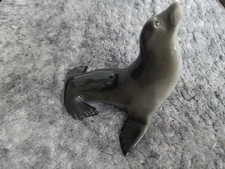 Vintage Soviet Black Seal Porcelain Lomonosov USSR Great Condition