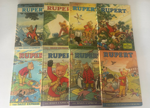 Rupert bear annuals 1970 to - rupert,