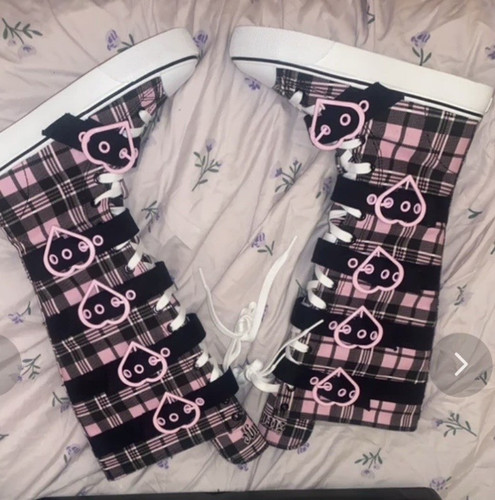 Yru women pink black - women’s, plaid