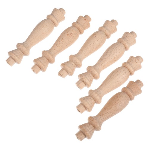 6pcs wood balusters for - for, stairs