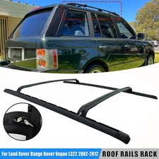 FOR RANGE ROVER VOGUE L322 BLACK ROOF RAILS CROSS BARS KIT OEM STYLE 2002-2012