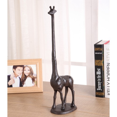 Giraffe ornament metal shape - ornament,