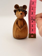 Miniature hand carved wooden