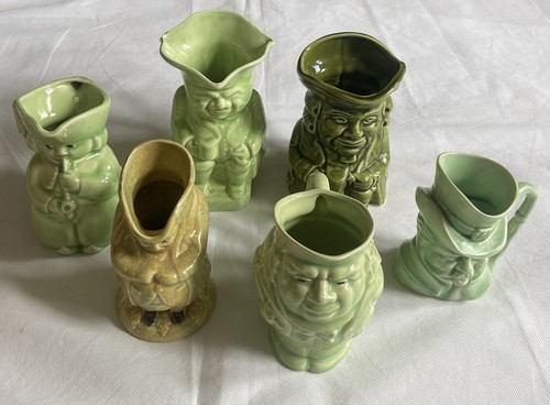 Vintage green yellow toby - vintage, /