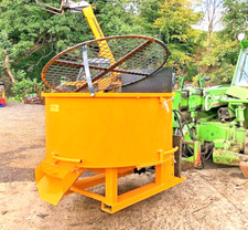 NEW HYDRAULIC DRIVEN PAN MIXER , concrete pan mixer , Tractor / forklift mounted