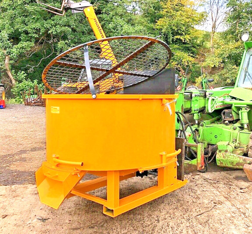 New hydraulic driven pan mixer - new,