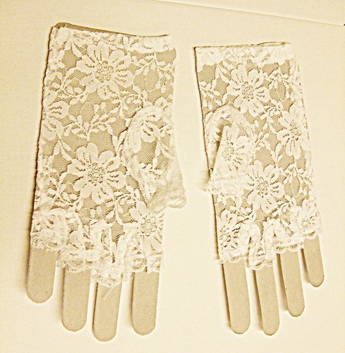 Vintage style net white lace - style,