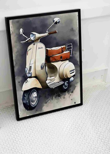 Lambretta vintage scooter - lambretta,