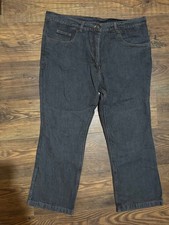 Womens BULLET PROOF Kevlar Lined Motorcycle Jeans ~ Size UK 18  ~ Short Leg