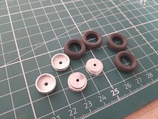 4x 1/43rd scale Rubber Car