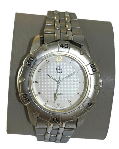 Yess watch quartz men silver - watch,