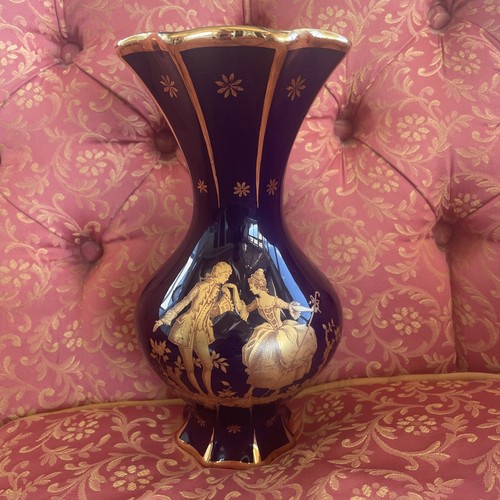 Vintage large limoges vase - vintage,