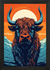 Risograph Animal Framed Wall