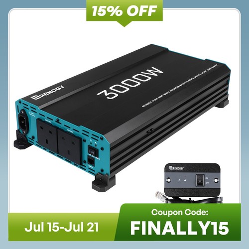 Renogy 3000w 12v pure - 12v, sine