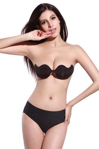Women silicone bra - silicone, adhesive