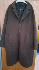 Mens Gap 78% Wool Top Of The Knee Length Jacket Coat Large