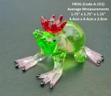 Miniature glass frog toad - glass,