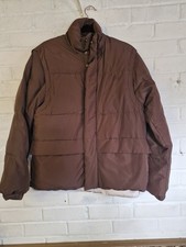 Zara men's Jackets Size Small. Colour Brown. Removable Sleeves. Hood Missing.