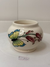 Small Signed Moorcroft Vase Butterfly And Flower Design