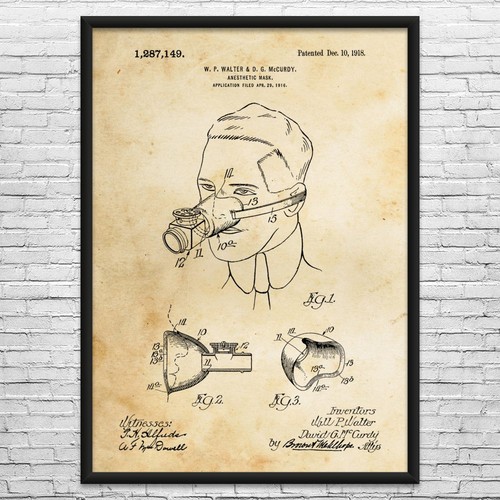 Anesthesia inhalator patent - inhalator,