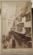 OLD LONDON CDV Photo  International Health Exhibition 1884, London Stereoscopic