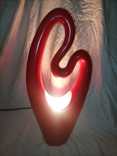 Retro style lamp red funky - lamp,
