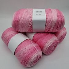 Yarn Outlet Variegated Aran Knitting Crochet Rolls 4X275g-S110