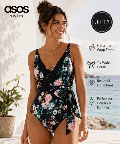 Asos swim black - swim,