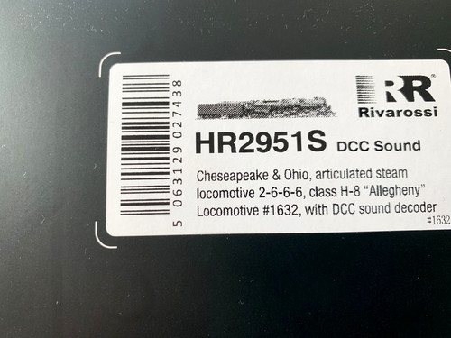 Rivarossi hr2951s cheseapeake - rivarossi,