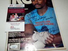 MARVIN HAGLER Signed /