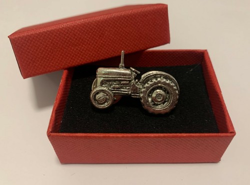 Tractor silver pewter - tractor,
