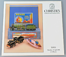 CHRISTIES SOUTH KENSINGTON AUCTION CATALOGUE – TOYS APRIL 1990