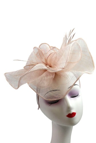 Large fascinator wedding - large, hat