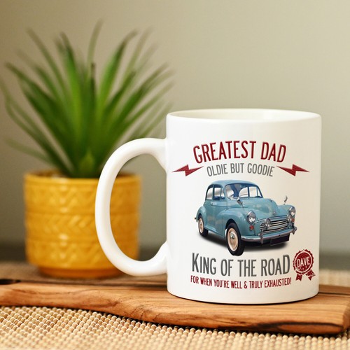 Personalised morris minor mug - minor,
