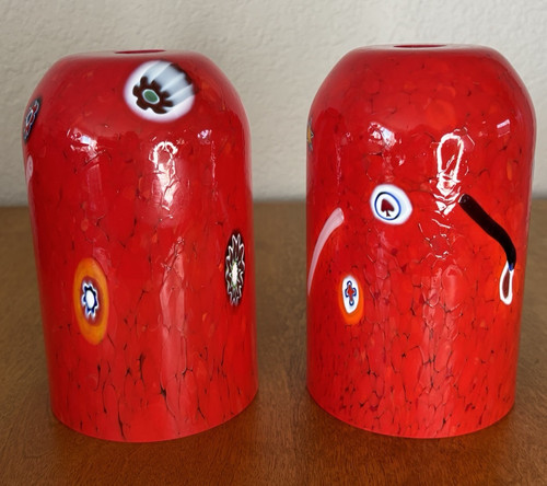 Murano millefiori art glass - art,