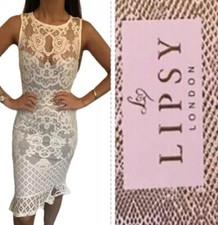 Lipsy Bodycon Dress 12 Blue