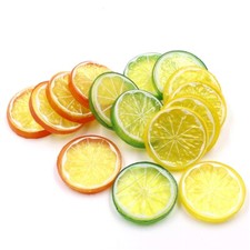 15 Best Artificial Fruit Slices Orange, Lemon, Lime prop display lifelike decor