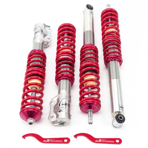 Red coilovers shock absorbers - red,