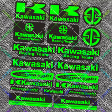 Racing Motorcycle Motorbike Reflective Sticker Decal Helmet Fairing For kawasaki