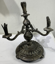 Antique Silver Plated Candelabra Candle Stick Candle Holder