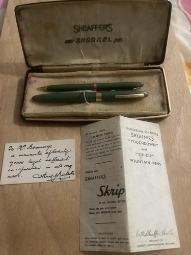 1950s sheaffer green vintage - 1950s,