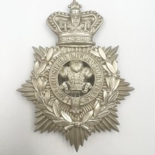Genuine 6th Battalion Cheshire Rifle Volunteers Helmet Plate