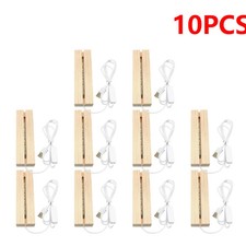 Wooden LED Light Display Base