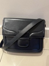 Vintage Yves Saint Laurent Navy Leather Shoulder Bag - Excellent Condition