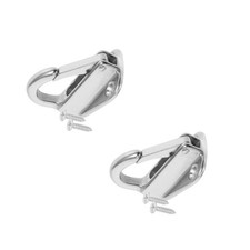  2 Pieces Boat Parts and Accessories Marine Mooring Hook Stainless